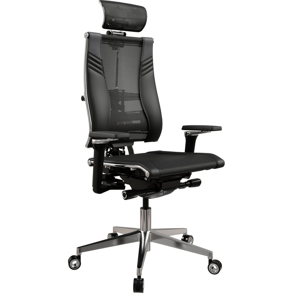 Кресло руководителя МЕТТА Y 4DT B2-15D - YM93+Infinity+carbon /Kc14/Nc09/D15P/H13mM-3D(M26.B32.G25.W04) (Черный) zCC.F.15.10A