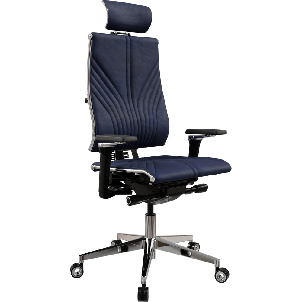 Изображение товара Кресло руководителя МЕТТА Y 4DF B2-12D - GoyaLE /Kc31/Nc31/D15P/H13mV-3D(M26.B35.G25.W04) (Синий)