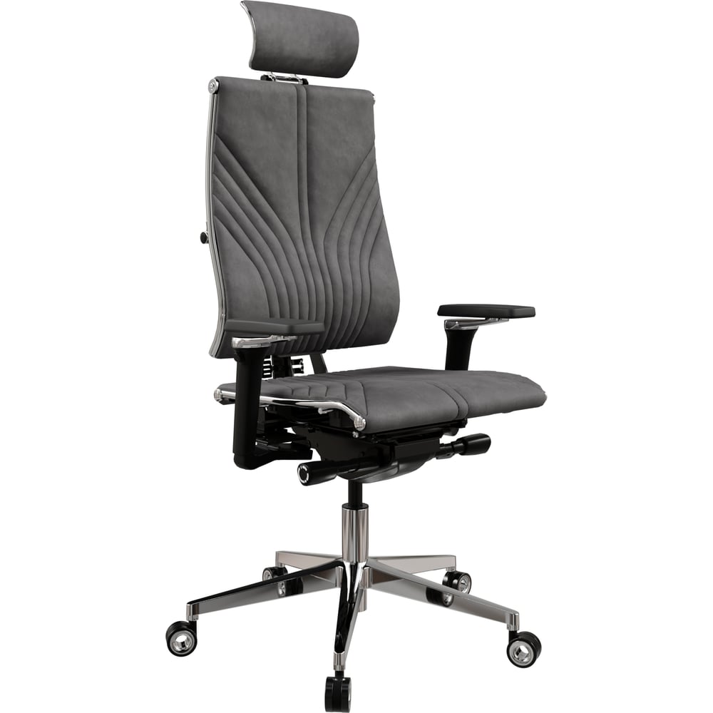 Изображение товара Кресло руководителя МЕТТА Y 4DF B2-12D - GoyaLE /Kc31/Nc31/D15P/H13mV-3D(M26.B35.G25.W04) (Темно-серый)