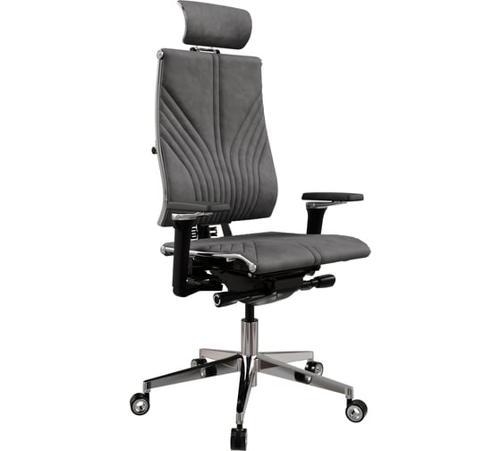 Изображение товара Кресло руководителя МЕТТА Y 4DF B2-12D - GoyaLE /Kc31/Nc31/D15P/H13mV-3D(M26.B35.G25.W04) (Темно-серый)