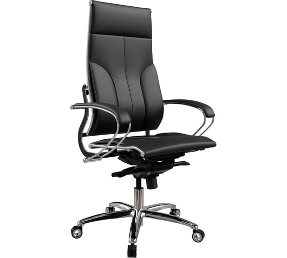 Изображение товара Кресло руководителя МЕТТА Move L1-10K - Genuine /Kc06/Nc06/K2cL(M06.B34.G04.W04) (Черный (бежевая строчка)) z6C0.2.1.7A
