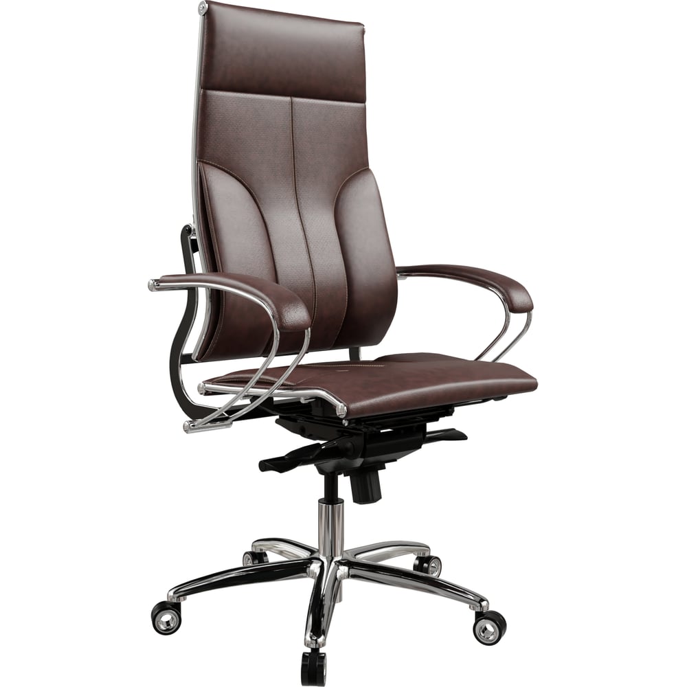 Кресло руководителя МЕТТА Move L1-10K - Genuine /Kc06/Nc06/K2cL(M06.B34.G04.W04) (Темно-коричневый(Черный)) z66A.2.1.7A
