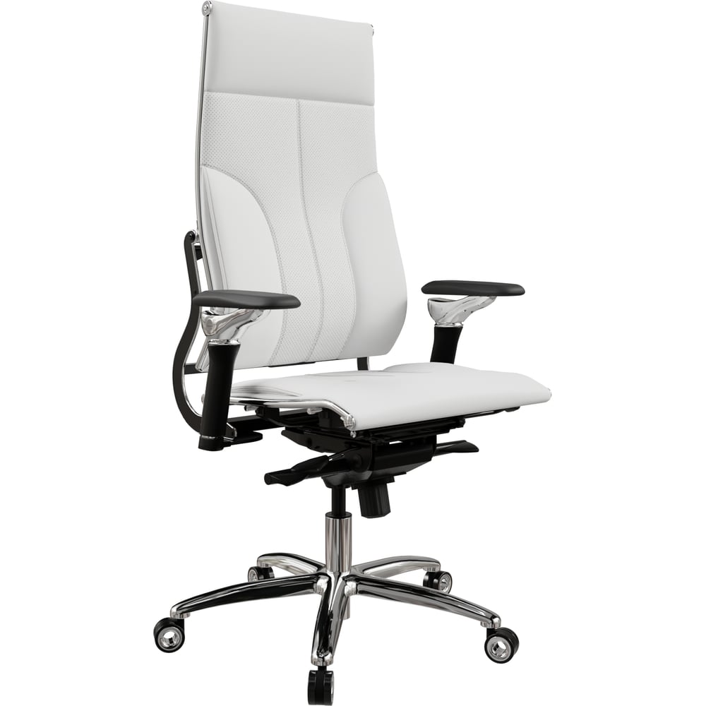 Кресло руководителя МЕТТА Move L1-10D - Infinity /Kc06/Nc06/D06P(M06.B34.G04.W04) (Белый) z302.50.1.7A