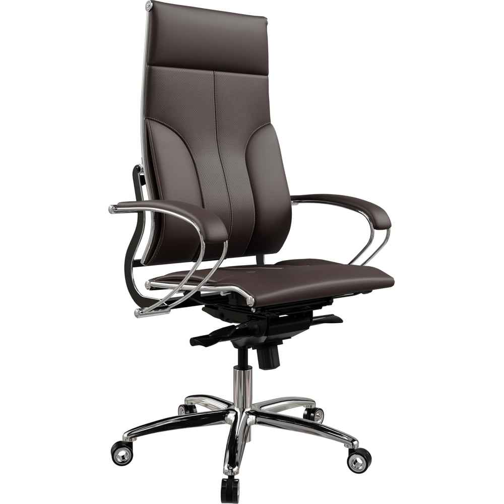Кресло руководителя МЕТТА Move L1-10K - Infinity /Kc06/Nc06/K2cL(M06.B34.G04.W04) (Темно-коричневый) z2FF.2.1.7A