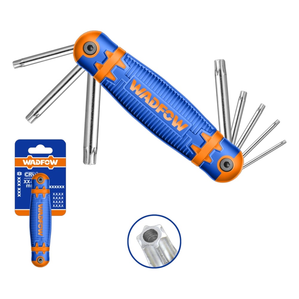 Набор шестигранников WadFow TORX 8 в 1 WHK3281