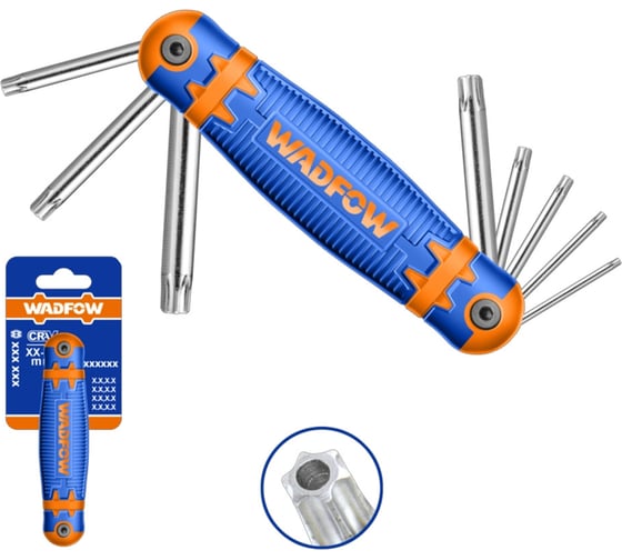Изображение товара Набор шестигранников WadFow TORX 8 в 1 WHK3281