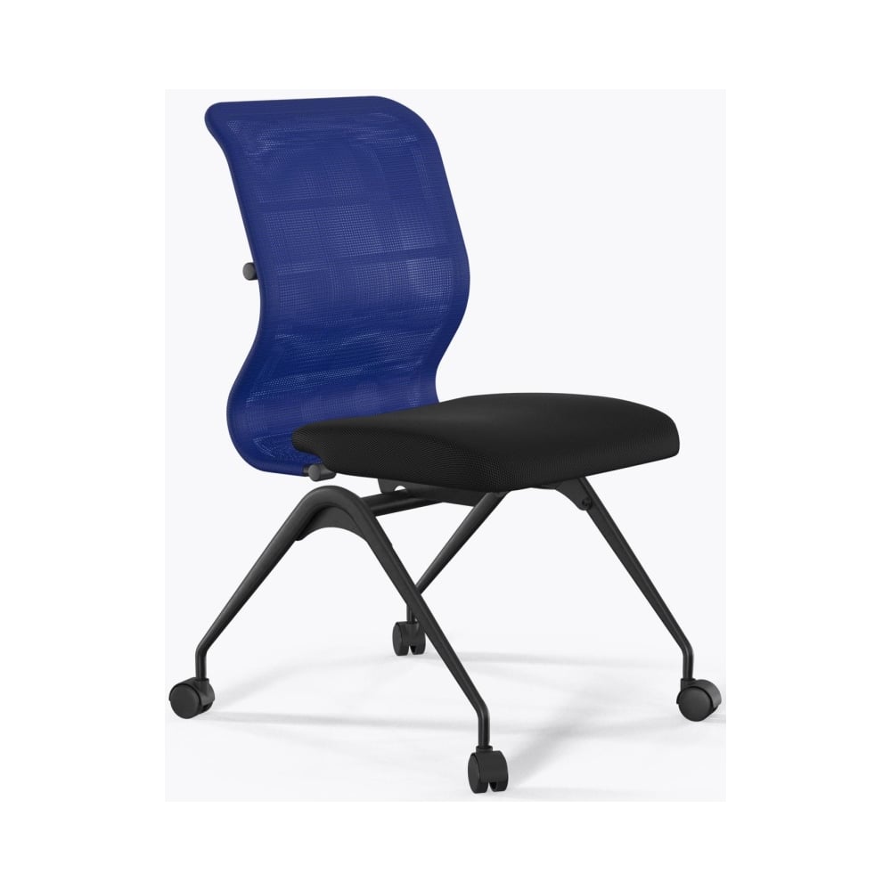 Кресло для персонала МЕТТА Sit 8 M4-8 - X2+UMF(X1) /Uh00/Wh00(F56.W01) (Синий-Черный) z283.1.1.682