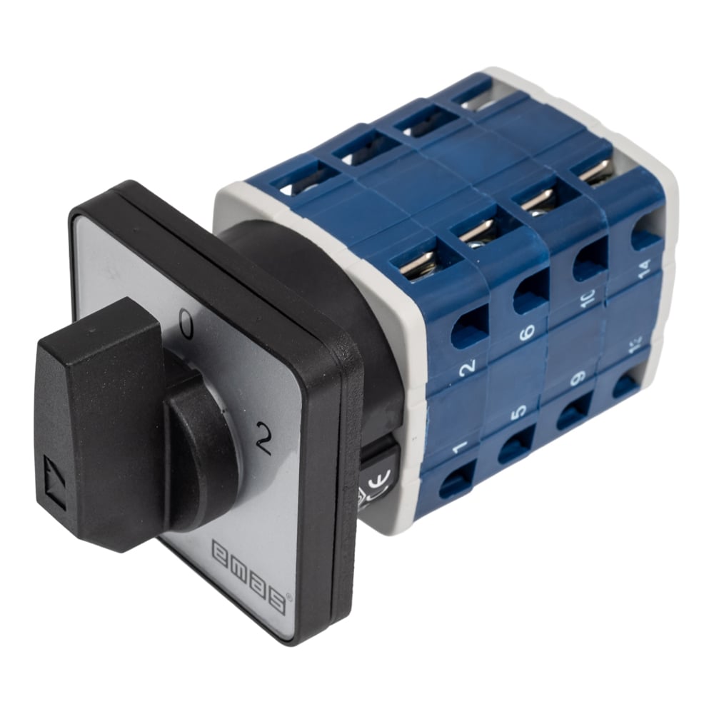 Изображение товара Переключатель полюсов Emas PSA040KD434S 4P 40А реверсивный