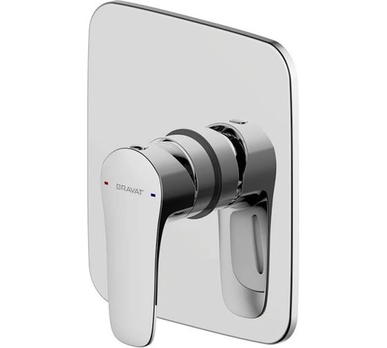 Изображение товара Встраиваемый смеситель Bravat Source 1 функция PB8173218CP-ENG