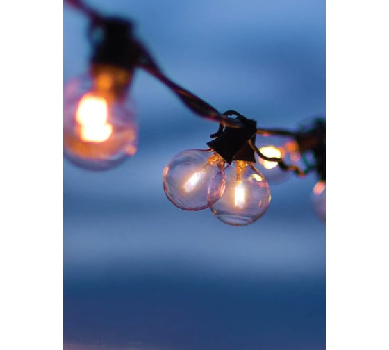 Изображение товара Уличная гирлянда КОСМОС 7 м, 220В KOC_10lampsW_IP