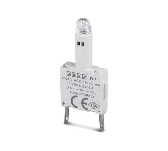 Изображение товара Светодиод Emas 12-24 В пост/переменного тока синий D7
