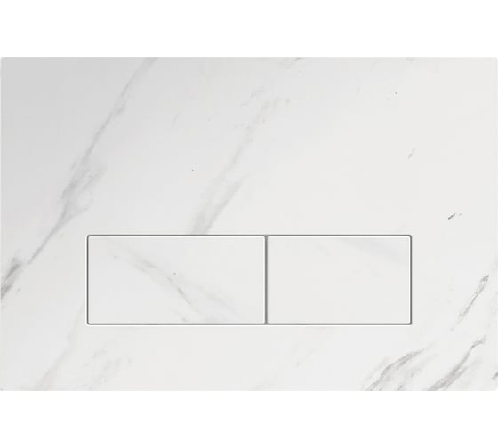 Изображение товара Универсальная клавиша смыва IDDIS On-X белый мрамор 001 ONX01W0i77