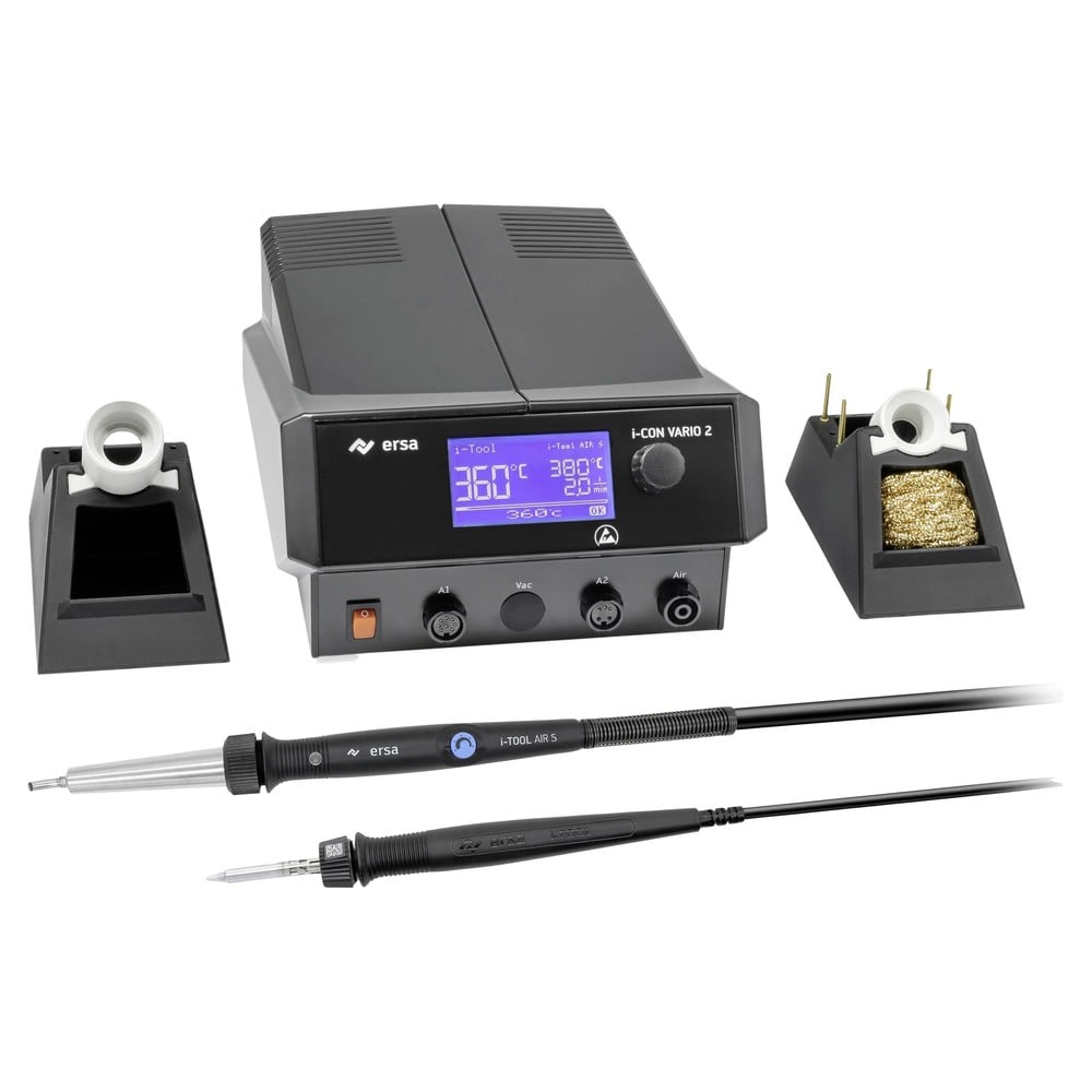 Паяльная станция Ersa ESD i-CON VARIO 2 MK2 с i-TOOL AIR S и i-TOOL MK2 0ICV2005AI