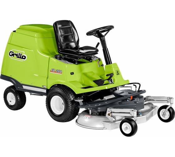 Изображение товара Садовый райдер с фронтальной декой и встроенным травосборником Grillo FD 280 B&S Vanguard 82K7C