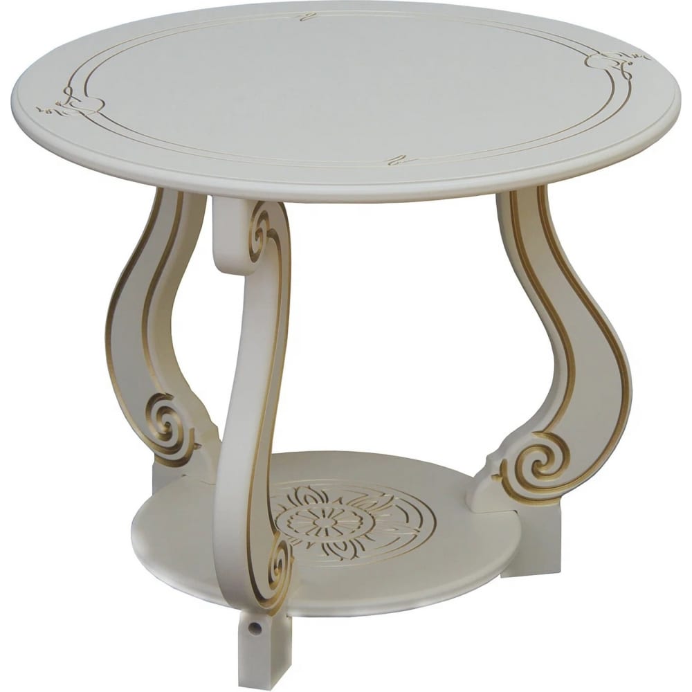 Журнальный стол Мебелик стол обеденный мебелик тарун 5 слоновая кость золото 190 250x84 п0003524