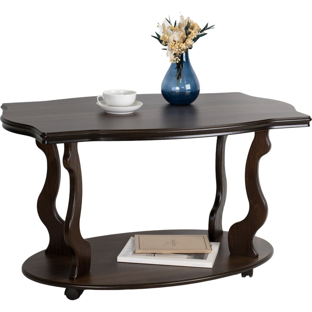 Изображение товара Журнальный стол Мебелик Берже 3 темно-коричневый современный стиль