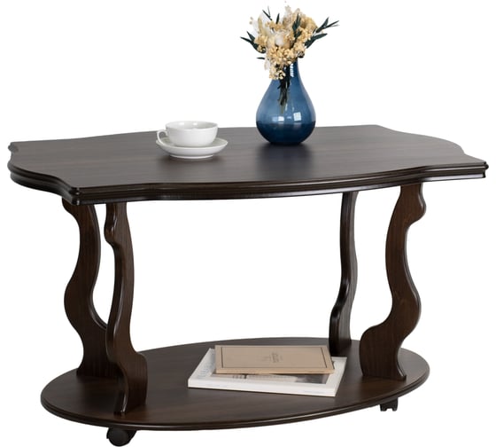 Изображение товара Журнальный стол Мебелик Берже 3 темно-коричневый 000 669