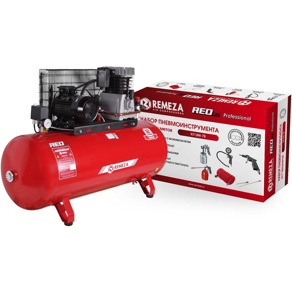 Компрессор Remeza СБ4/Ф-270.AB790 + KIT UNI-7B УТ-00005243