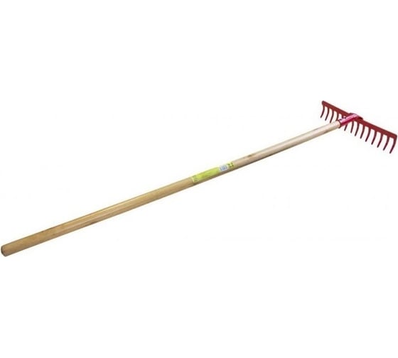 Изображение товара Грабли с деревянной рукояткой WMC TOOLS 50015 TG2203006