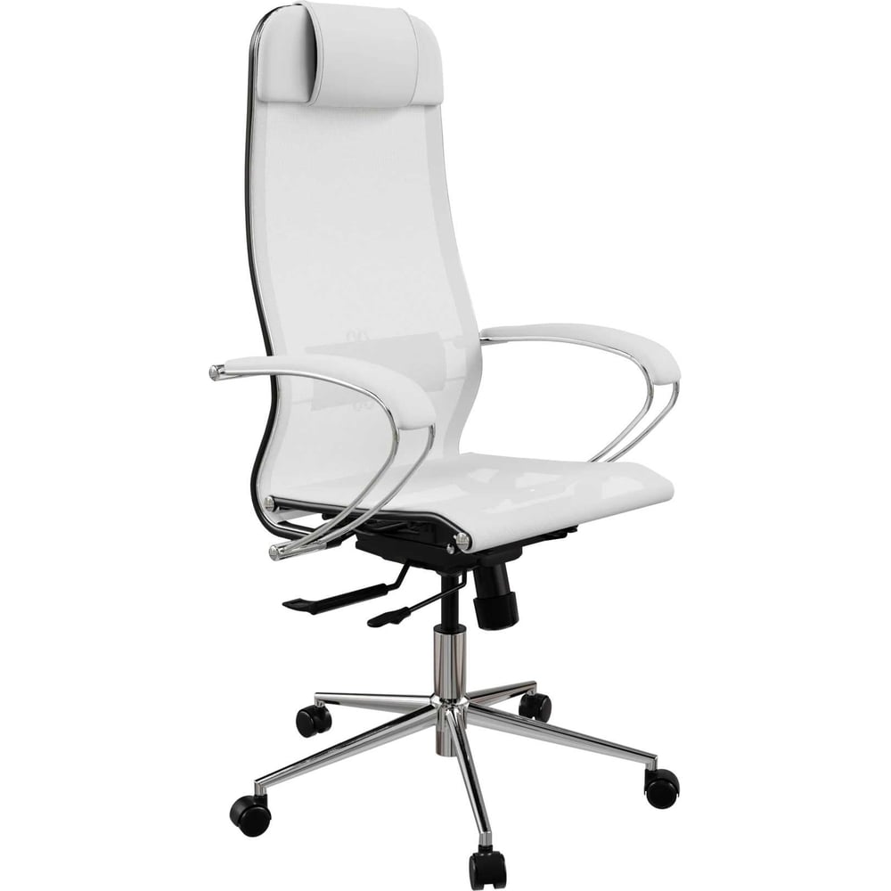 Кресло для персонала МЕТТА ErgoLife Set 4/подл.131/осн.Synchro 152 (Белый 22E.16.1.353) z22E.16.1.353