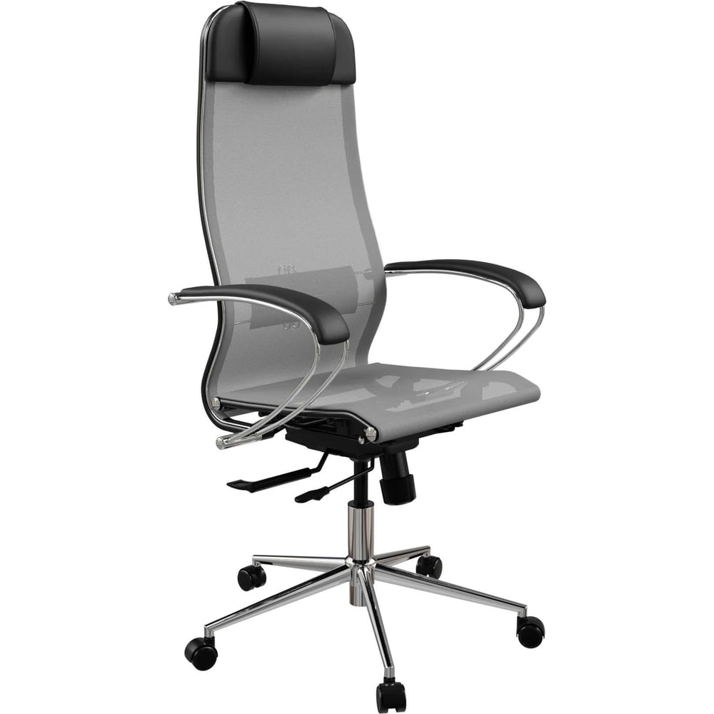 Кресло для персонала МЕТТА ErgoLife Set 4/подл.131/осн.Synchro 152 (Серый 537.16.1.353) z537.16.1.353
