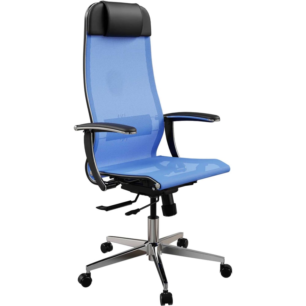 Кресло для персонала МЕТТА ErgoLife Set 4/подл.158/осн.Synchro 104 (Васильковый 29D.4.1.333) z509882576