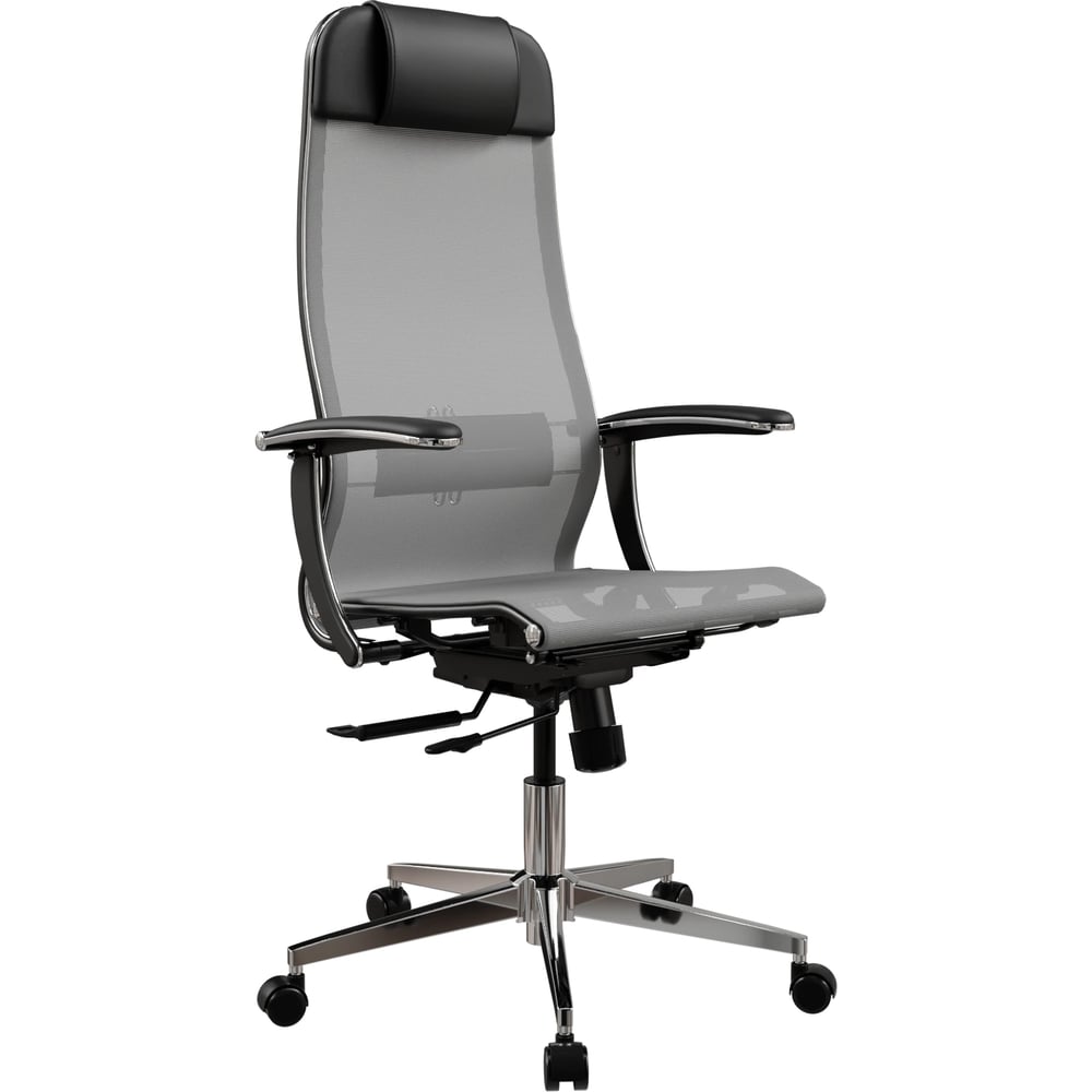 Изображение товара Кресло для персонала МЕТТА ErgoLife Set 4/подл.158/осн.Synchro 104 (Серый 537.4.1.333) z509882484