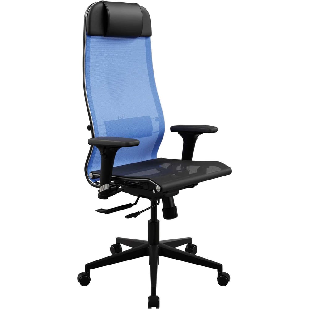 Кресло для персонала МЕТТА ErgoLife Set 4/подл.200/осн.Synchro 102 (Васильковый-Черный 55B.D.1.2F3) z509882637