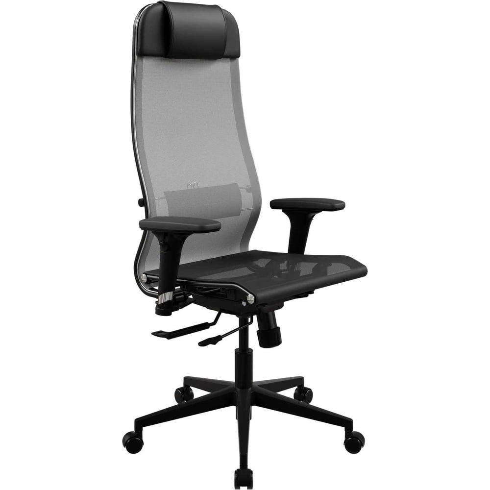 Кресло для персонала МЕТТА ErgoLife Set 4/подл.200/осн.Synchro 102 (Серый-Черный 55D.D.1.2F3) z509882606