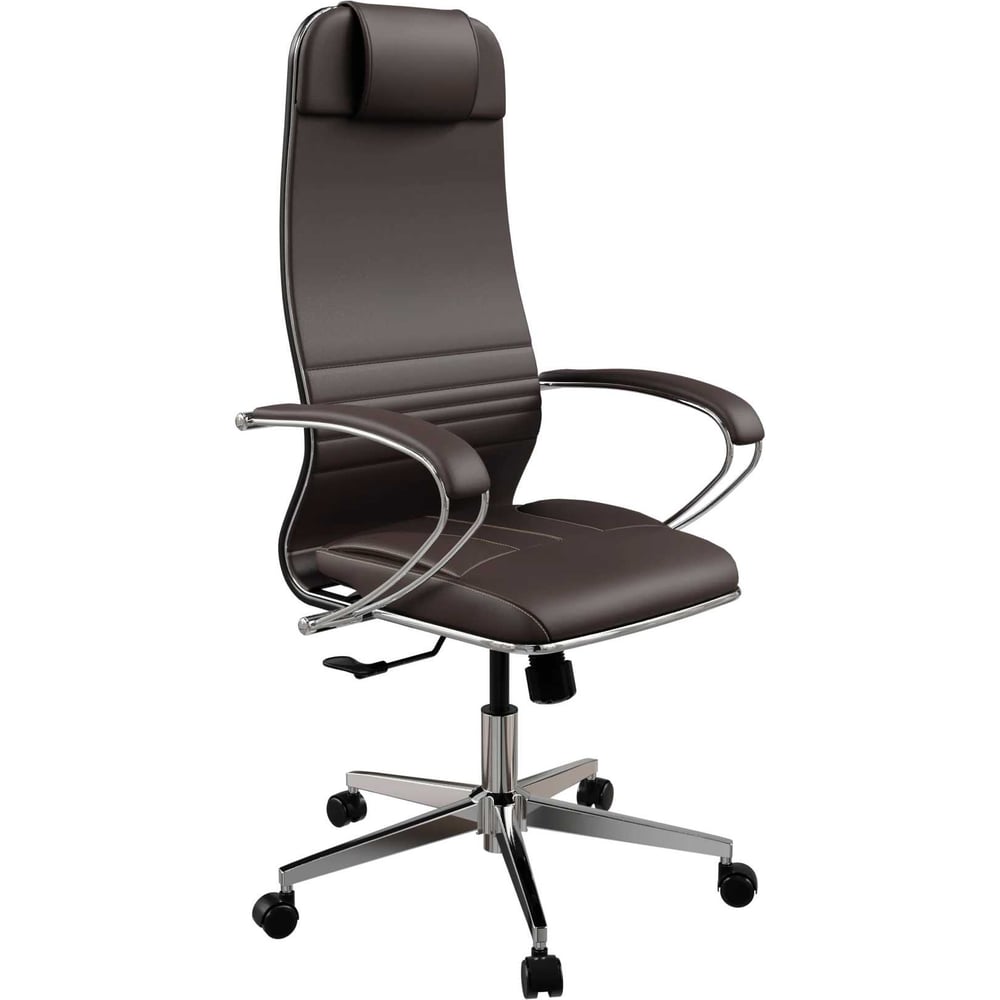 Кресло для персонала МЕТТА ErgoLife Set 6/подл.116/осн.Synchro 004 (Темно-коричневый 560.16.1.3E3) z560.16.1.3E3