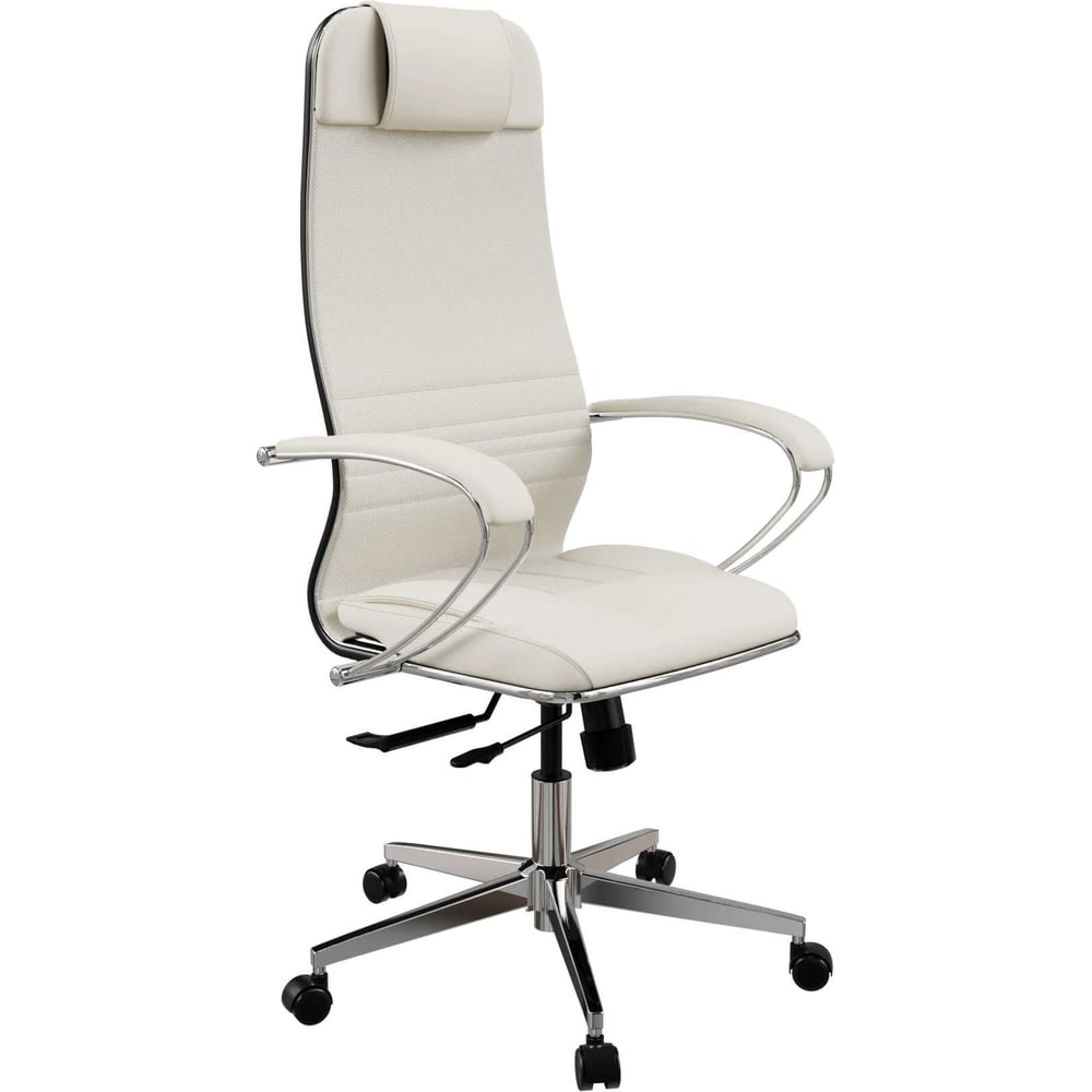 Кресло для персонала МЕТТА ErgoLife Set 6/подл.116/осн.Synchro 104 (Молочный 55F.16.1.333) z509882729