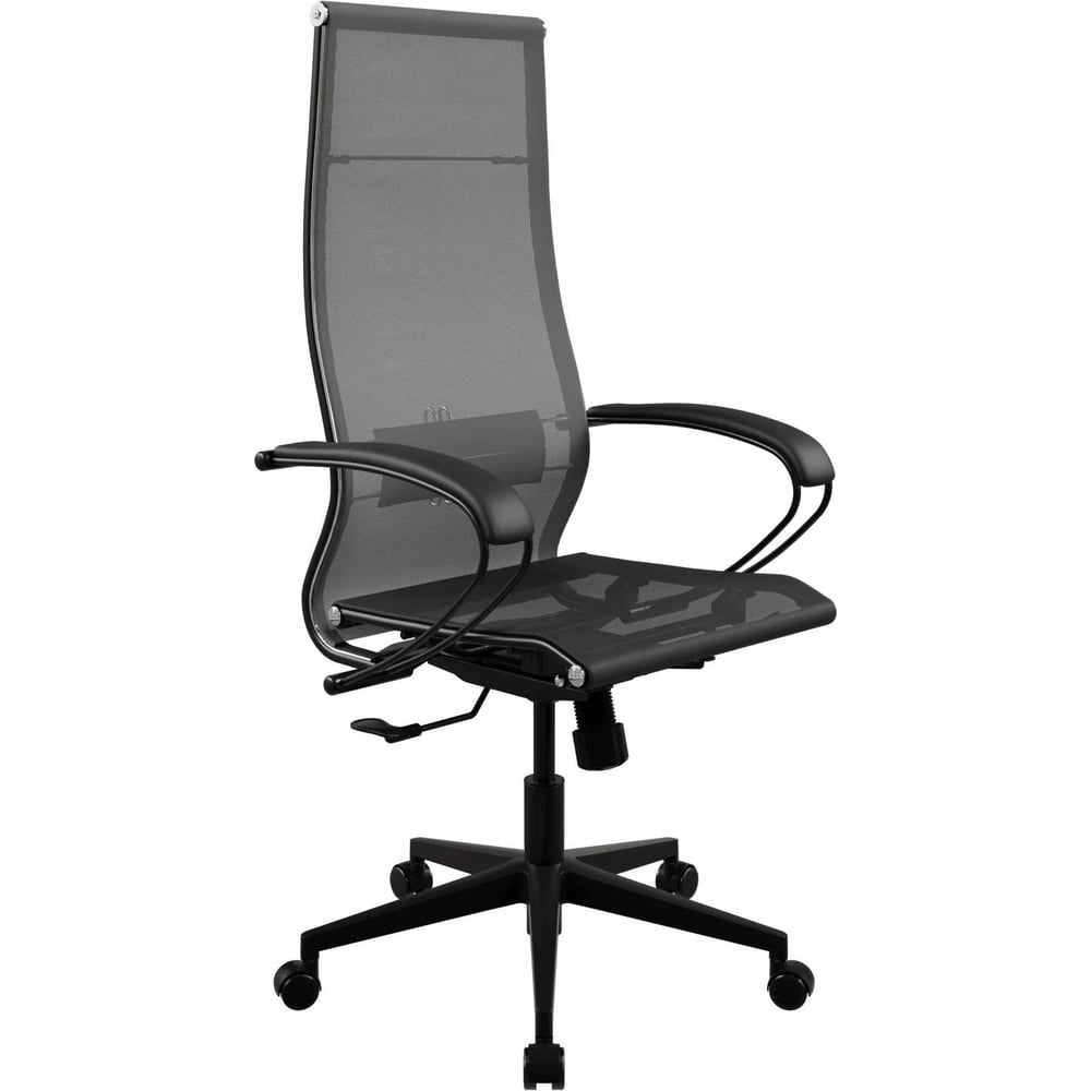 Кресло для персонала МЕТТА ErgoLife Set 7/подл.130/осн.Synchro 002 (Серый-Черный 225.12.1.3A3) z225.12.1.3A3