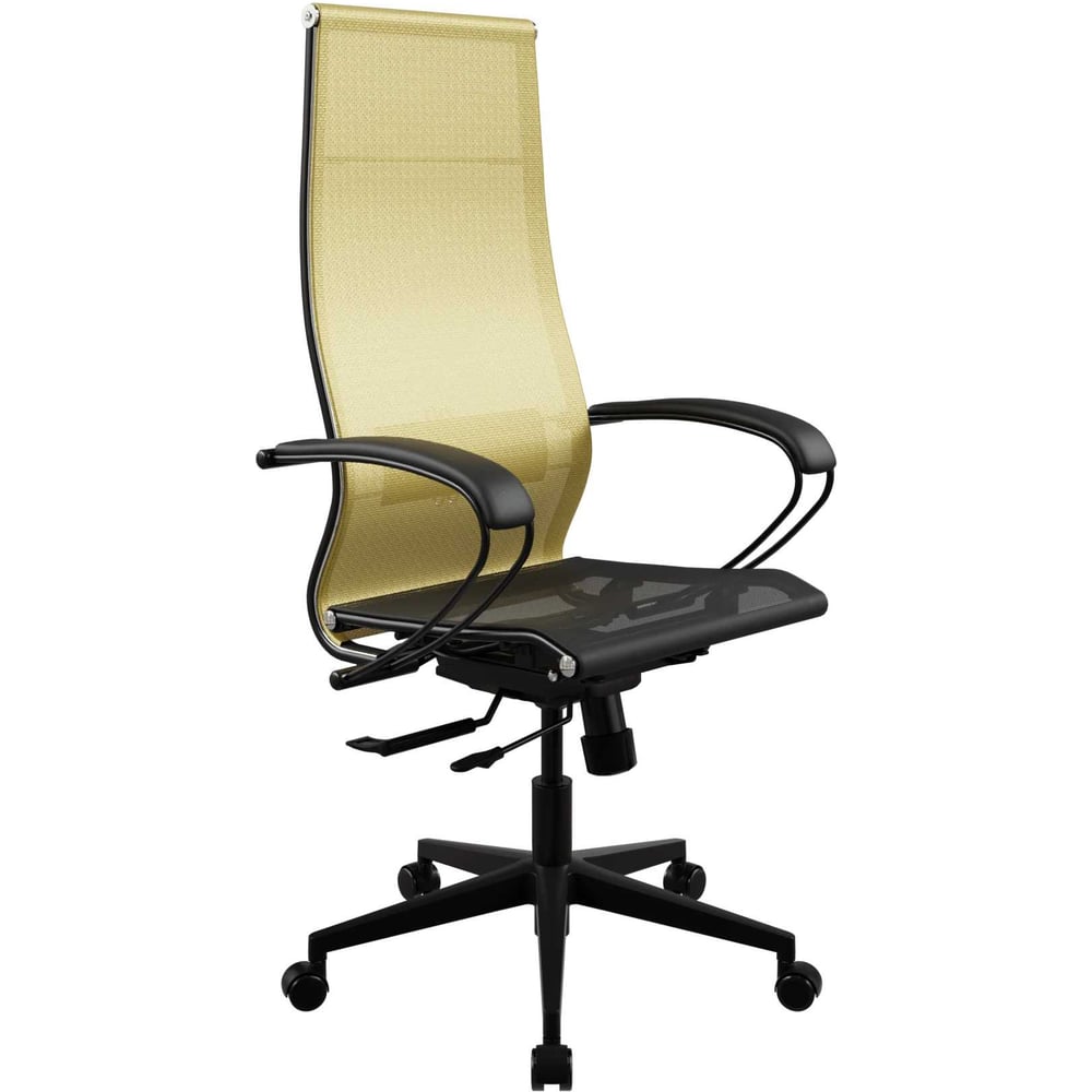 Кресло для персонала МЕТТА ErgoLife Set 7/подл.130/осн.Synchro 102 (Золотой ротанг-Черный 220.12.1.2F3) z509882781