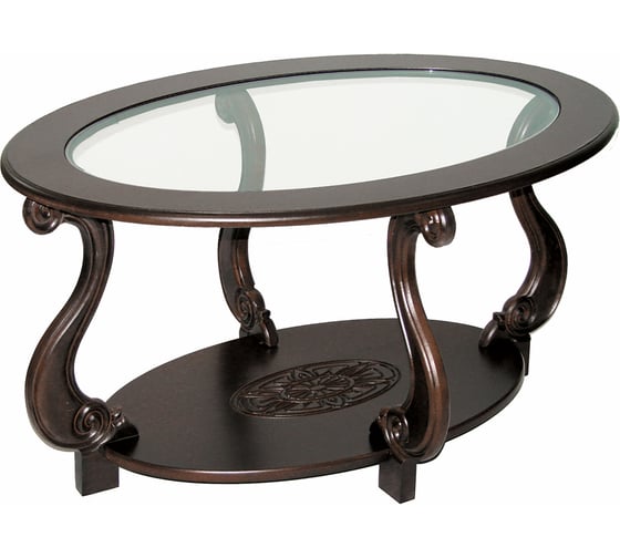 Изображение товара Журнальный стол Мебелик Овация (С) темно-коричневый 000 147