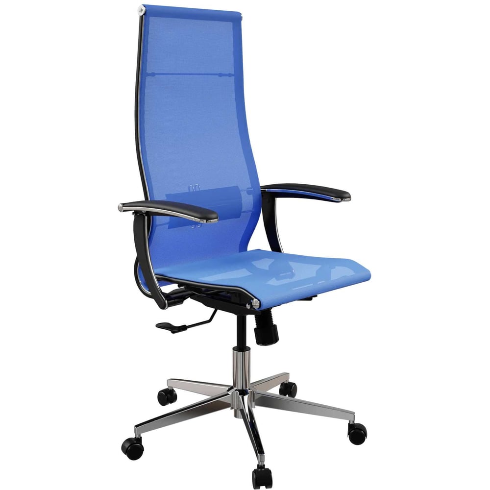 Кресло для персонала МЕТТА ErgoLife Set 7/подл.158/осн.Synchro 004 (Васильковый 21C.4.1.3E3) z21C.4.1.3E3