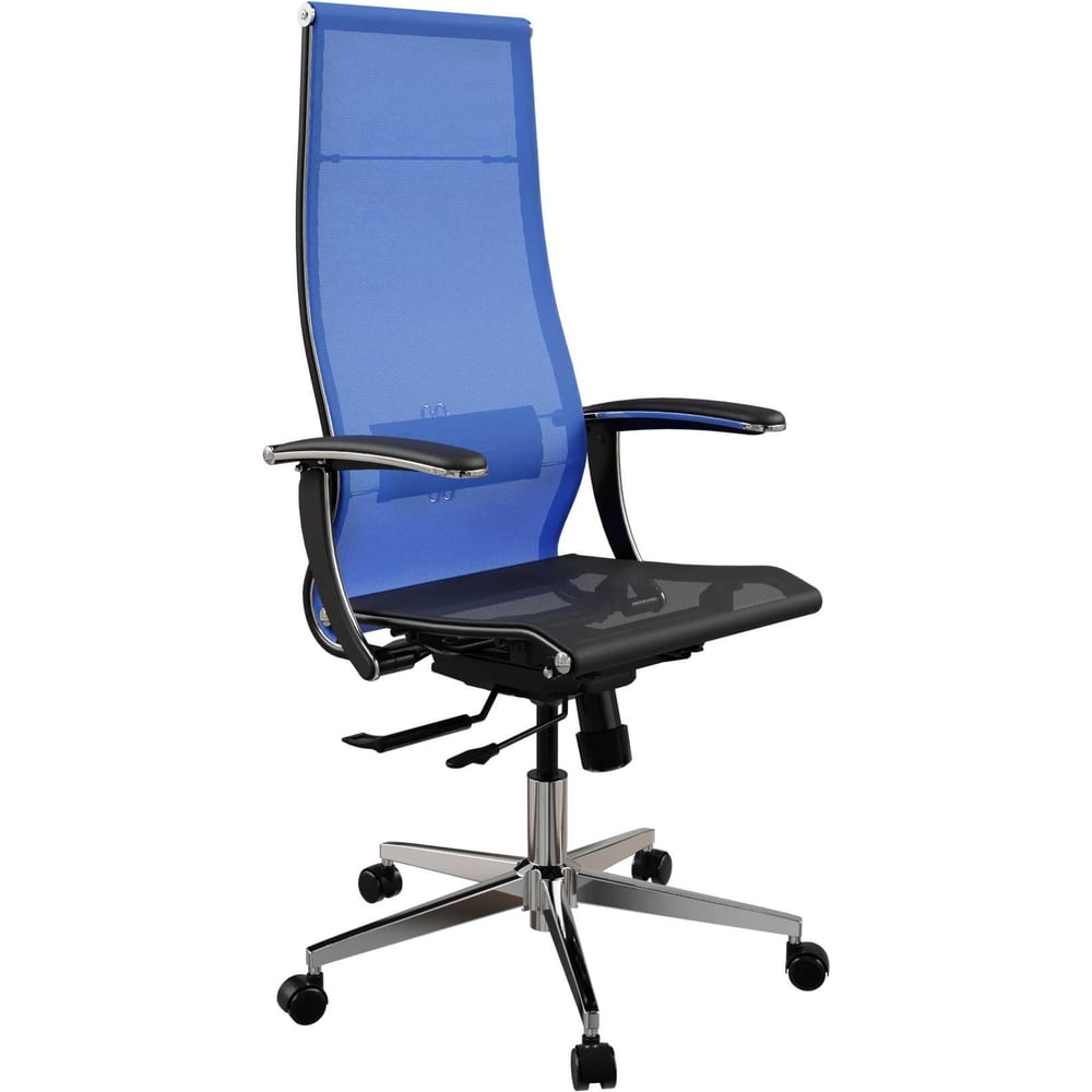 Кресло для персонала МЕТТА ErgoLife Set 7/подл.158/осн.Synchro 104 (Васильковый-Черный 222.4.1.333) z509883030