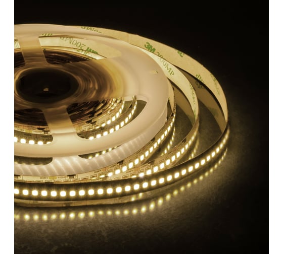 Изображение товара Светодиодная лента Apeyron в блистере, 5м, 24В, 26Вт/м, smd2835, 240д/м, IP20, 2700Лм/м, подложка 10мм, теплый белый 303BL