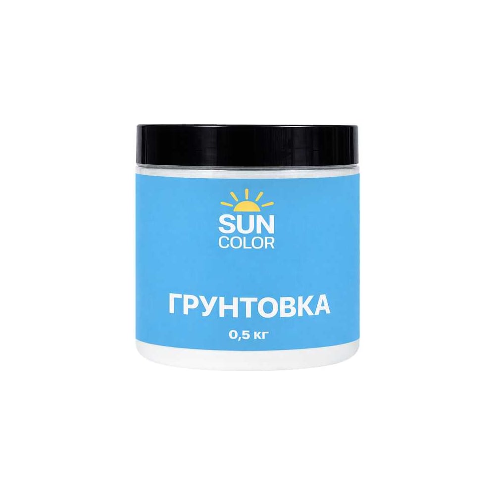 Изображение товара Универсальная акриловая грунтовка Sun Color 0,5 кг для внутренних и наружных работ