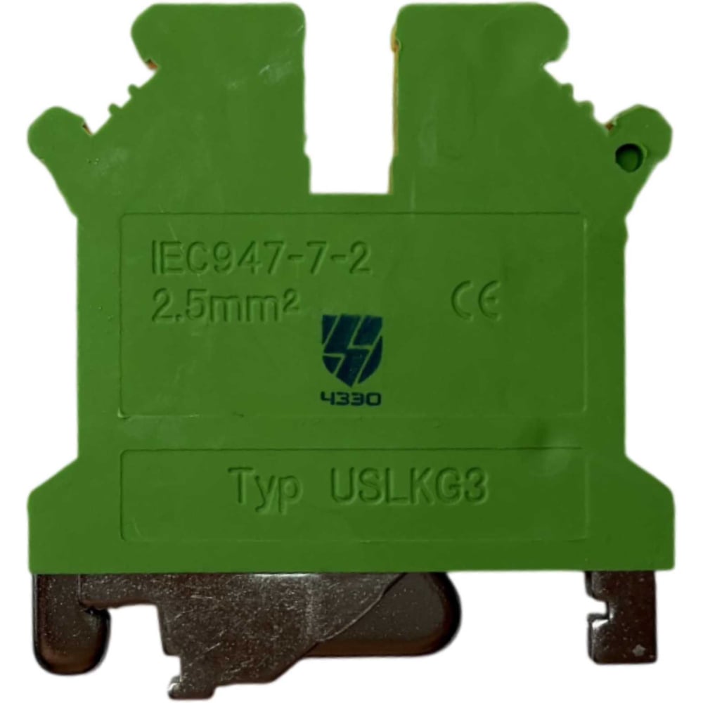 Клемма (клеммник) заземления USLKG-3 0,2-2,5мм2 в упаковке 50 шт. ЧЗЭО 4657849770272 ЦБ-00029602