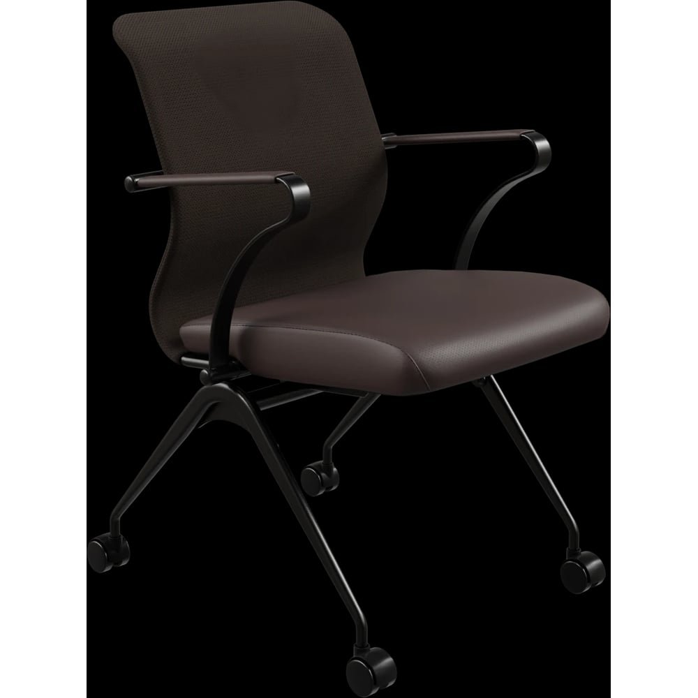 Кресло для персонала МЕТТА Sit 8 M4-9K - X2+Extra /Uh00/Wh12/K15bL(F56.W01) (Темно-коричневый) z105.61.1.682