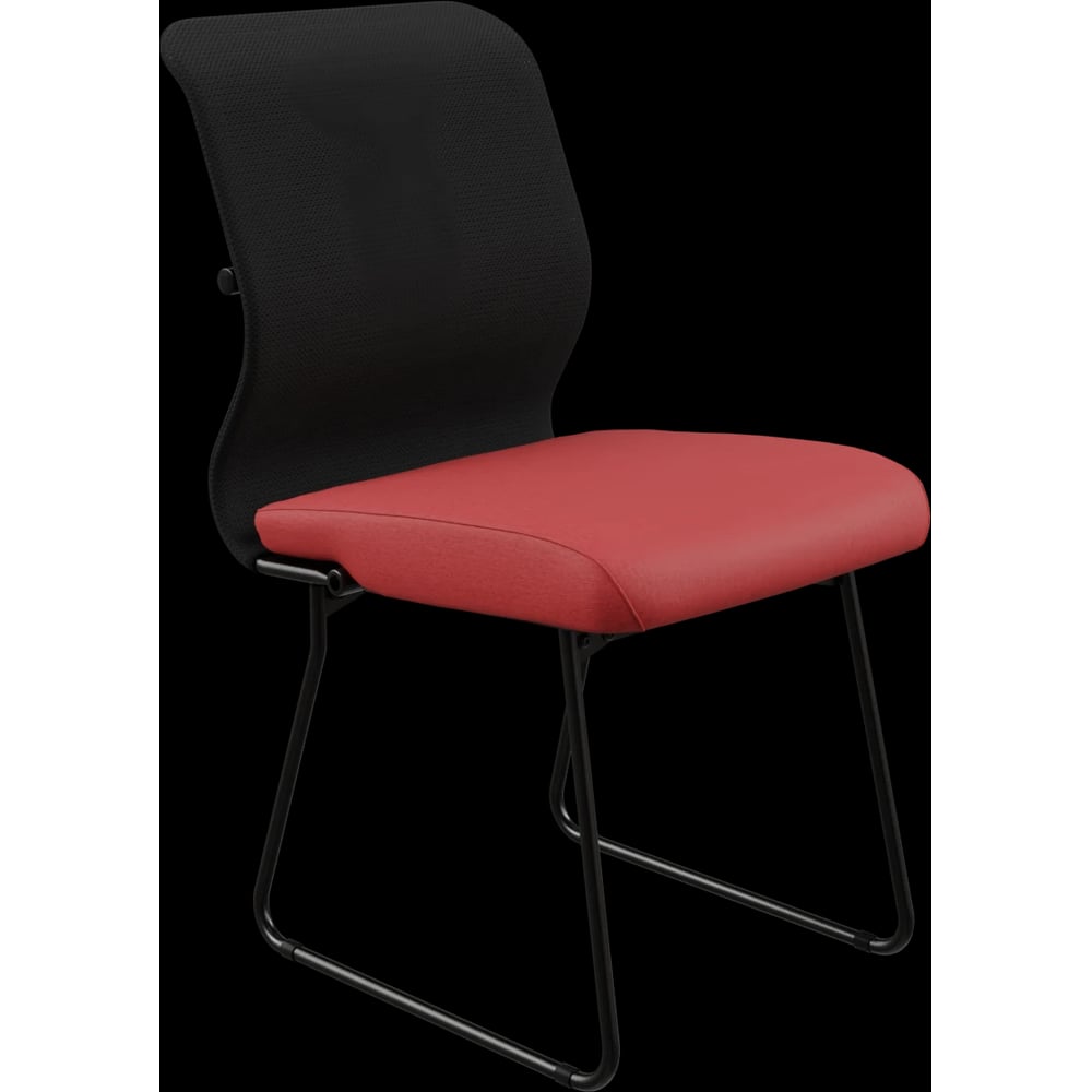 Кресло для персонала МЕТТА Sit 8 M4-9 - X2+Bahama /Uh00/Wh12(F57) (Черный-Красный) z125.1.1.6A5