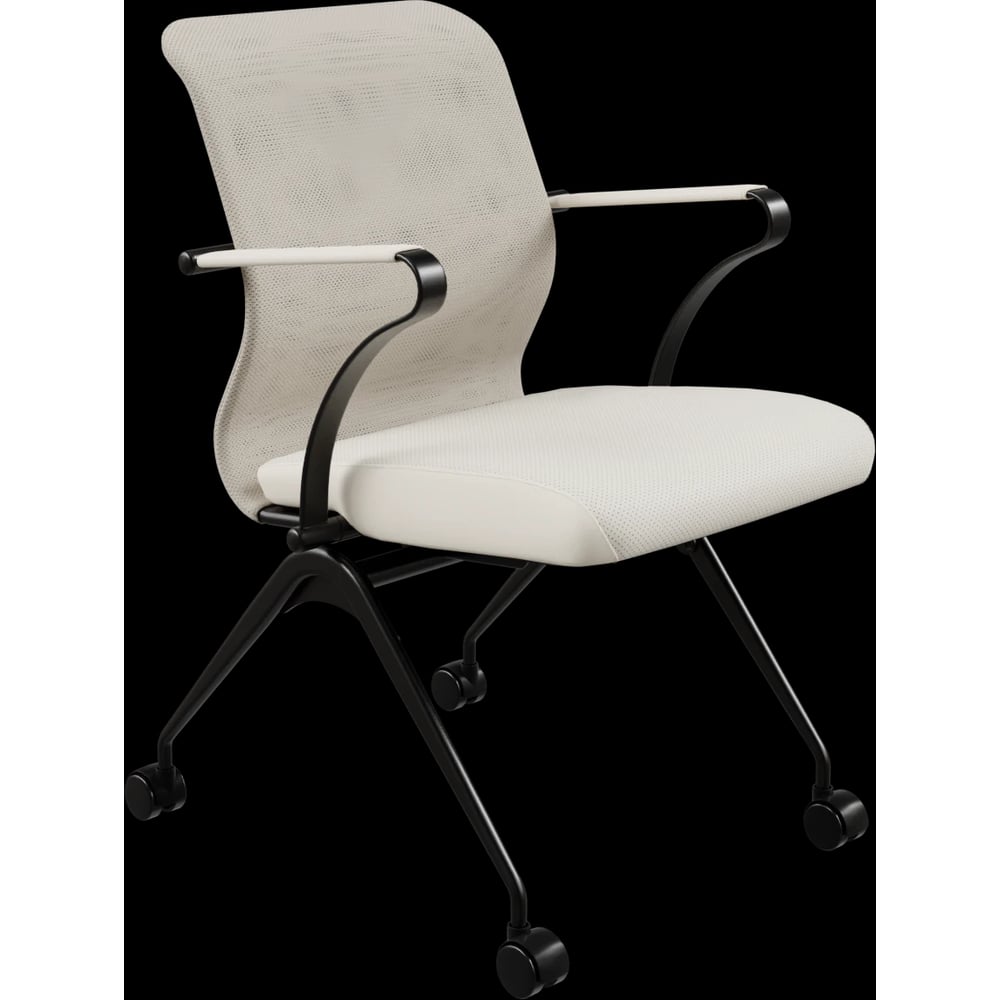 Кресло для персонала МЕТТА Sit 8 M4-9K - X2+Extra /Uh00/Wh12/K15bL(F56.W01) (Молочный) z11B.61.1.682