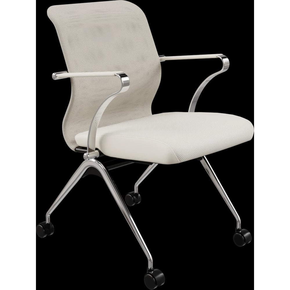 Кресло для персонала МЕТТА Sit 8 M4-9K - X2+Extra /Uh00/Wh12/K15cL(F53.W02) (Молочный) z11B.5D.1.663