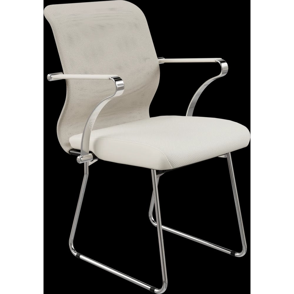 Кресло для персонала МЕТТА Sit 8 M4-9K - X2+Extra /Uh00/Wh12/K15cL(F54) (Молочный) z11B.5D.1.6A4