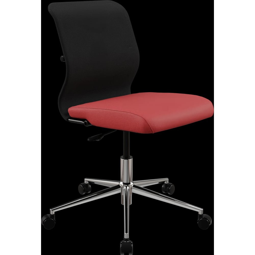 Кресло для персонала МЕТТА Sit 8 M4-9 - X2+Bahama /Uh00/Wh12(M01.B23.G42.W01) (Черный-Красный) z125.1.1.D02