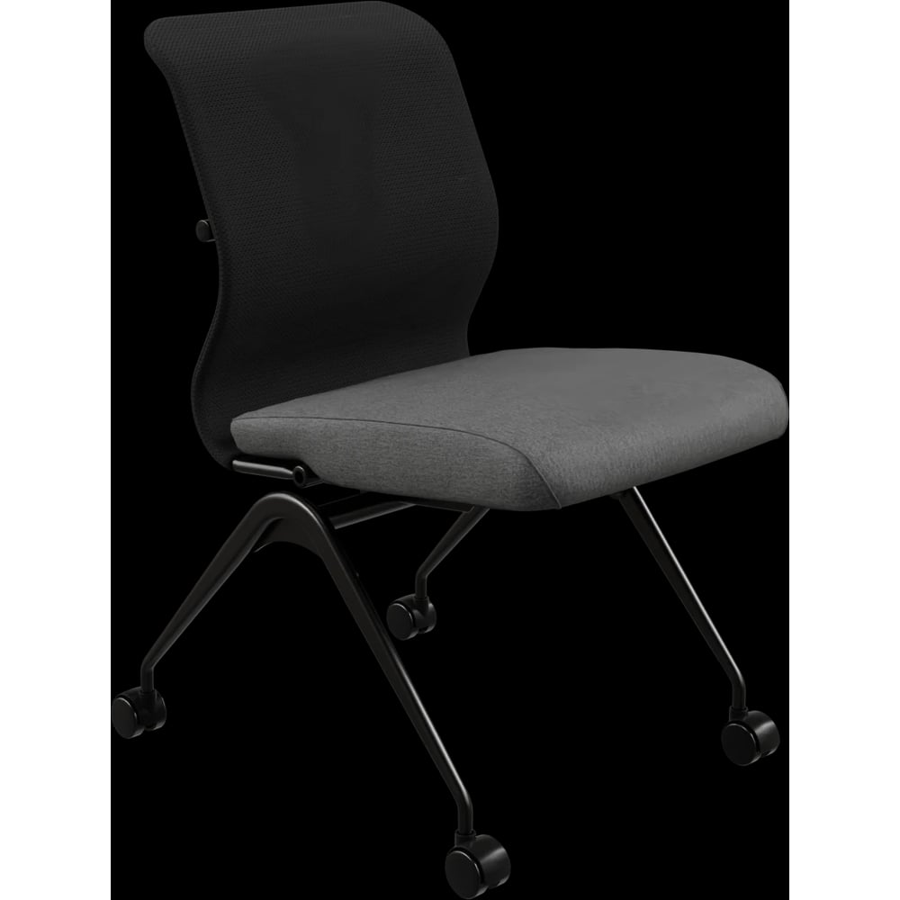 Кресло для персонала МЕТТА Sit 8 M4-9 - X2+Bahama /Uh00/Wh12(F56.W01) (Черный-Тем.серый) z290.1.1.682