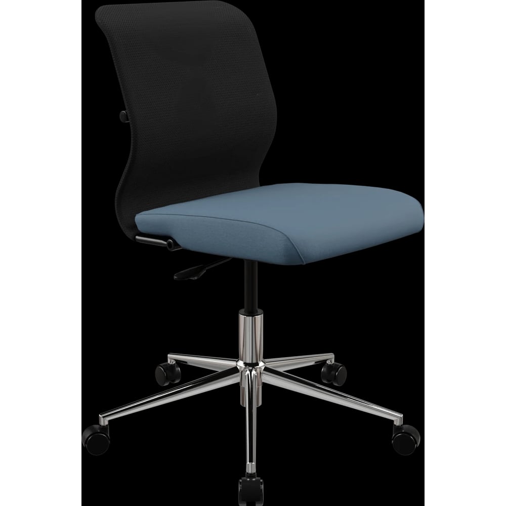 Кресло для персонала МЕТТА Sit 8 M4-9 - X2+Bahama /Uh00/Wh12(M01.B23.G42.W01) (Черный-Синий) z124.1.1.D02