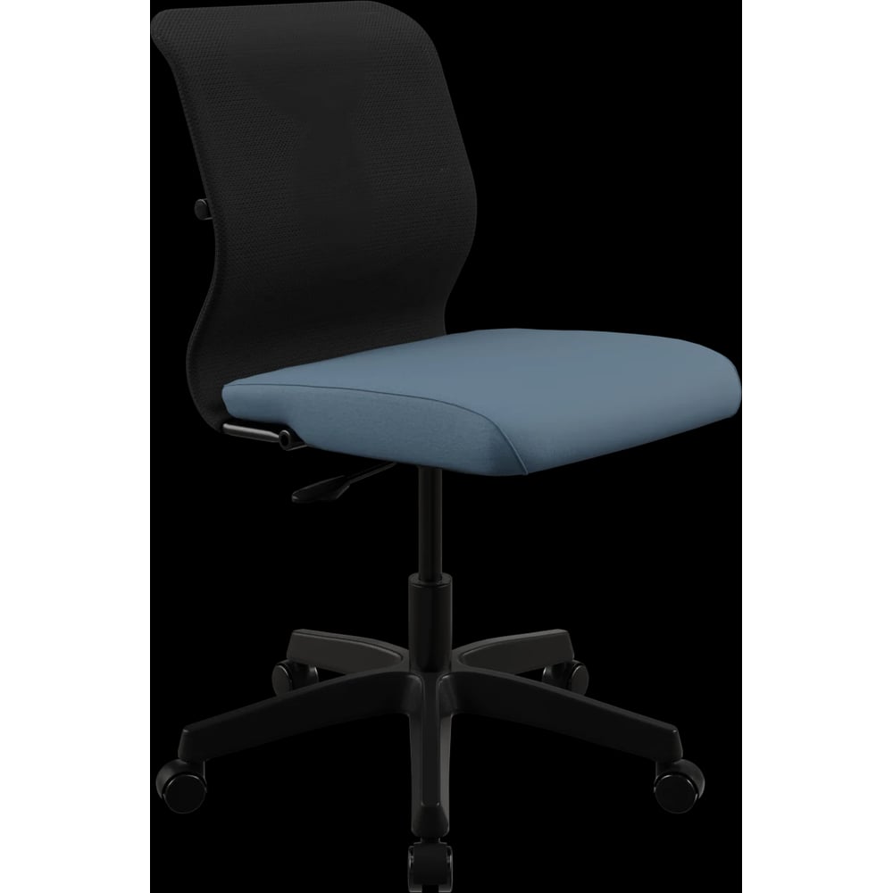Кресло для персонала МЕТТА Sit 8 M4-9 - X2+Bahama /Uh00/Wh12(M01.B02.G41.W01) (Черный-Синий) z124.1.1.D01