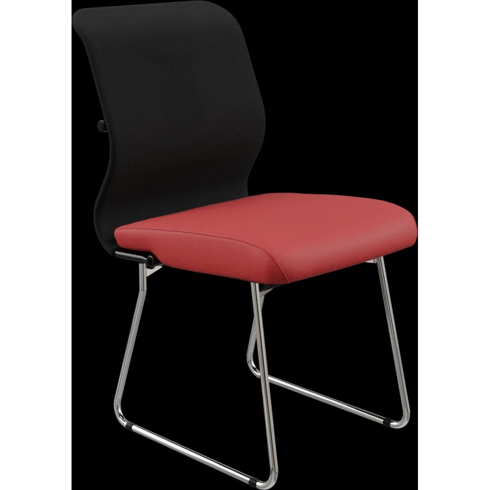 Кресло для персонала МЕТТА Sit 8 M4-9 - X2+Bahama /Uh00/Wh12(F54) (Черный-Красный) z125.1.1.6A4