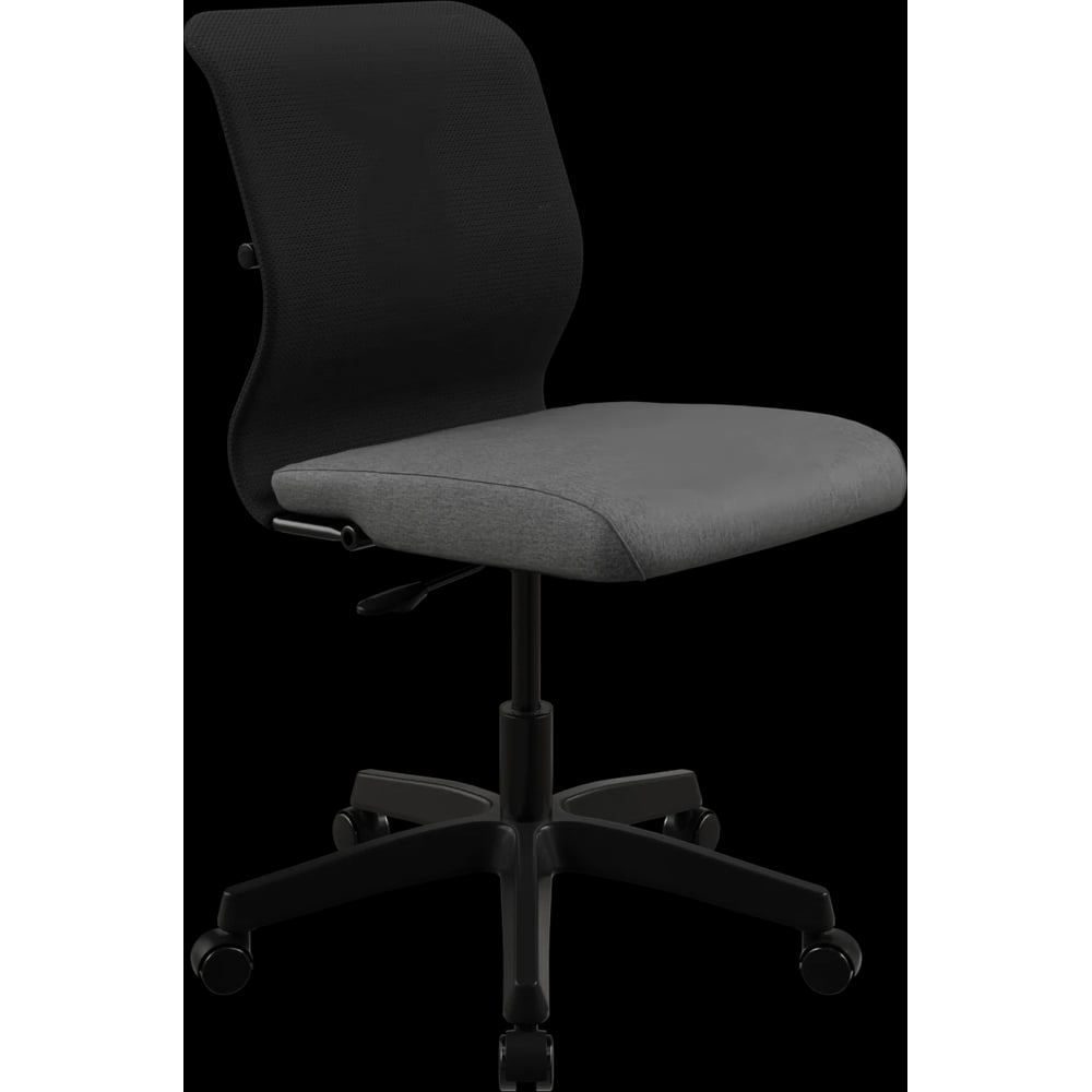 Кресло для персонала МЕТТА Sit 8 M4-9 - X2+Bahama /Uh00/Wh12(M01.B02.G41.W01) (Черный-Тем.серый) z290.1.1.D01